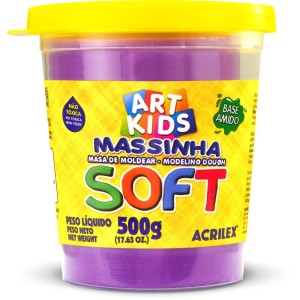 Massa de Modelar 500g - Violeta Acrilex
