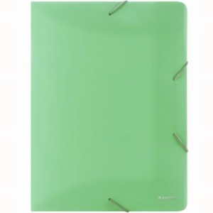 Pasta com Elástico A4 Lolipop Verde A02LP-VD Plascony