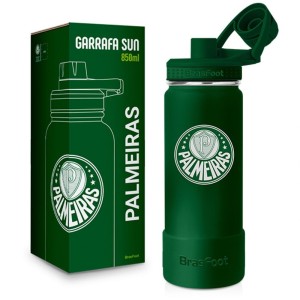 Garrafa Térmica Sun 850ml - Palmeiras Brasfoot