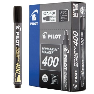 Pincel Marcador Permanente SCA-400 Preto c/12 Pilot