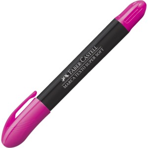 Marca Texto Gel Supersoft - Rosa Faber Castell
