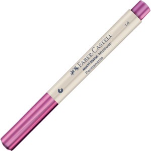 Marcador Permanente Multimark 1.0 - Rosa Metálico Faber Castell