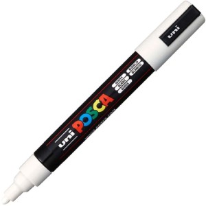 Caneta Posca PC-5M - Branca Uniball