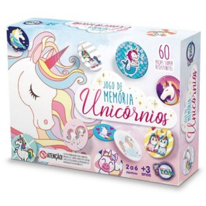 Jogo da Memória - Unicórnios 12170 Toia Brinquedos