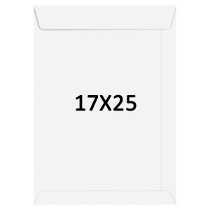 Envelope 17cm x 25cm - Branco c/250 Scrity