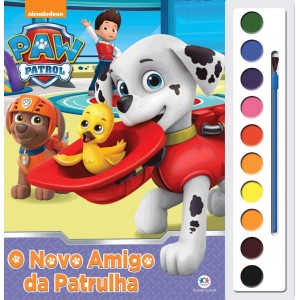 Livro com Aquarela - Patrulha Canina - O Novo Amigo da Patrulha Ciranda Cultural