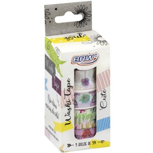 Fita Adesiva Washi Tape - Cute 15mm x 5m BRW